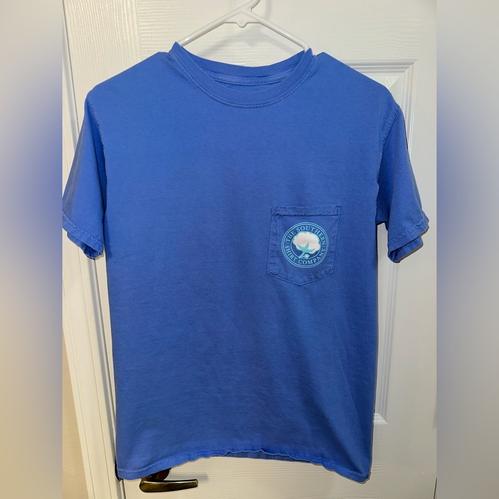 The Southern Shirt Company Kids Tropical Blue Tee - Picture 2 of 2